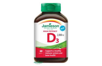 JAMIESON Vitamín D3 2000 IU 60 tbl